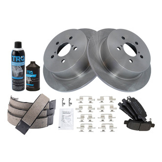 TRQ® - Performance Semi-Metallic Rear Brake Kit