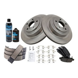 TRQ® - Performance Semi-Metallic Rear Brake Kit