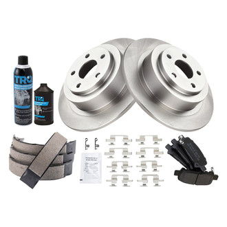 TRQ® - Performance Semi-Metallic Rear Brake Kit