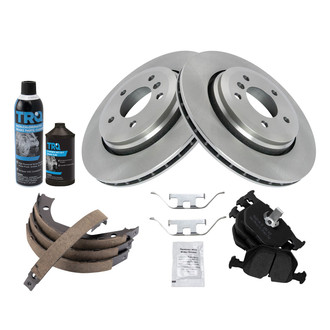 TRQ® - Performance Semi-Metallic Rear Brake Kit