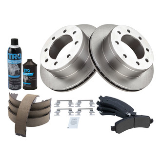TRQ® - Performance Semi-Metallic Rear Brake Kit