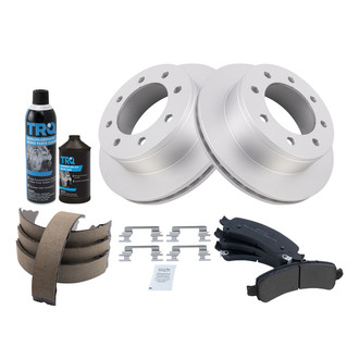 TRQ® - Performance Semi-Metallic Rear Brake Kit