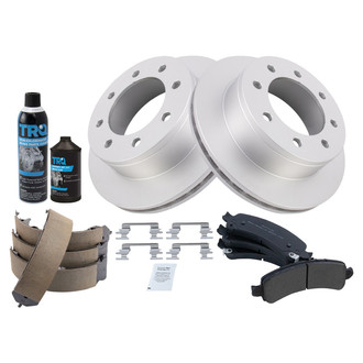 TRQ® - Performance Semi-Metallic Rear Brake Kit