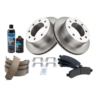 TRQ® - Performance Semi-Metallic Rear Brake Kit