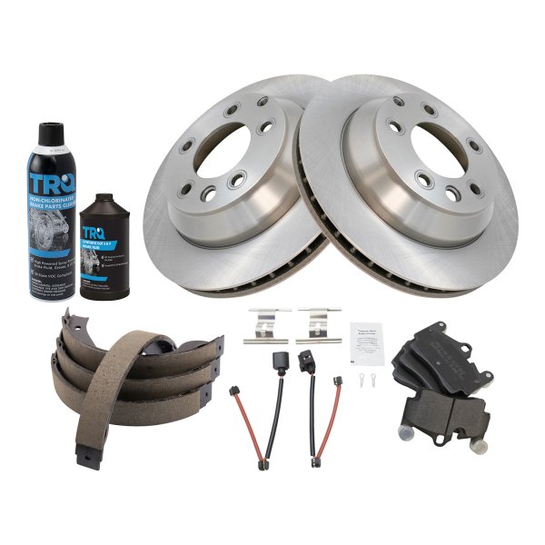 TRQ® - Performance Semi-Metallic Rear Brake Kit