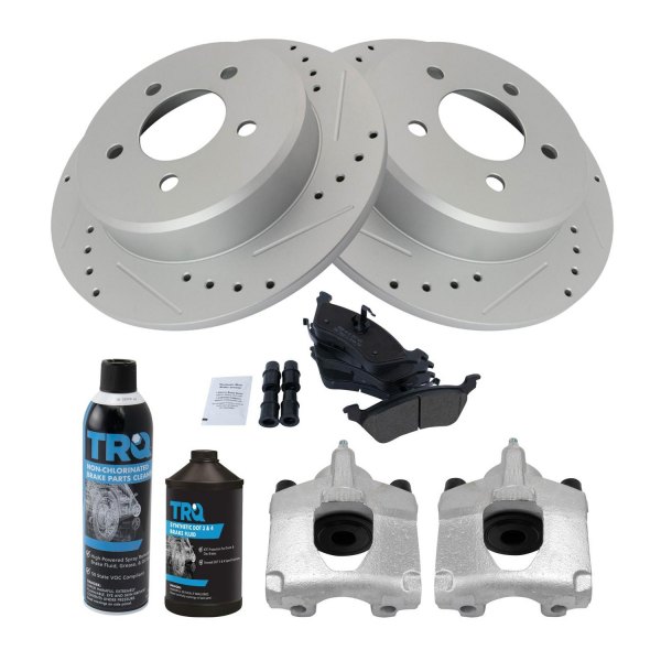 TRQ® - Performance Semi-Metallic Rear Brake Kit