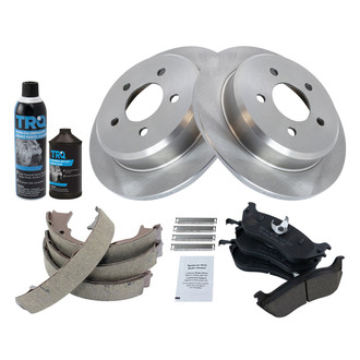 TRQ® - Performance Ceramic Rear Brake Kit