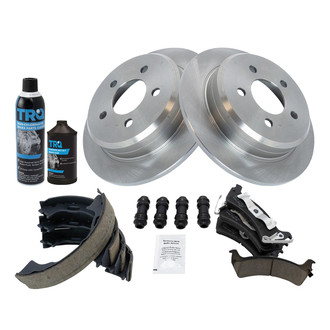 TRQ® - Performance Ceramic Rear Brake Kit
