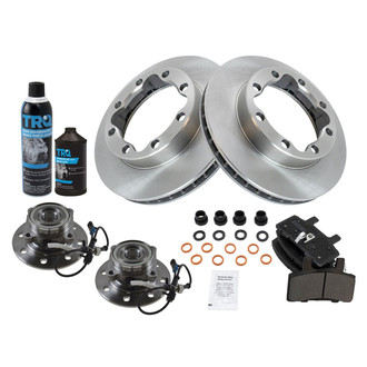 TRQ® - Performance Semi-Metallic Front Brake Kit