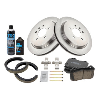 TRQ® - Performance Ceramic Rear Brake Kit