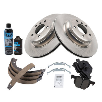TRQ® - Performance Ceramic Rear Brake Kit