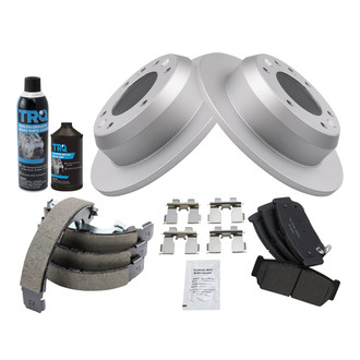 TRQ® - Performance Ceramic Rear Brake Kit