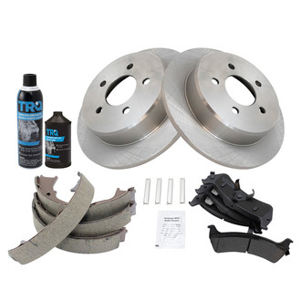 TRQ® - Performance Semi-Metallic Rear Brake Kit
