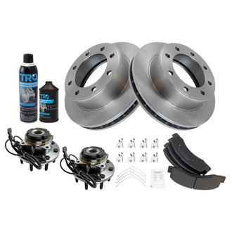 TRQ® - Performance Semi-Metallic Front Brake Kit