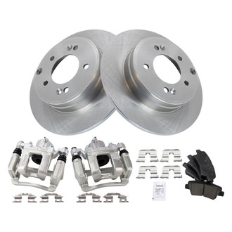TRQ® - Performance Ceramic Rear Brake Kit with Calipers