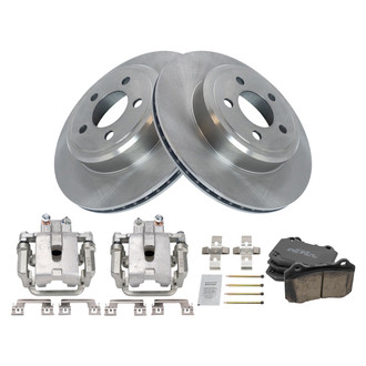 TRQ® - Performance Ceramic Rear Brake Kit with Calipers