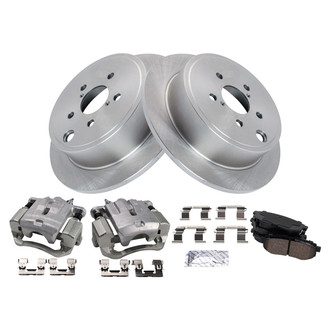 TRQ® - Performance Ceramic Rear Brake Kit with Calipers