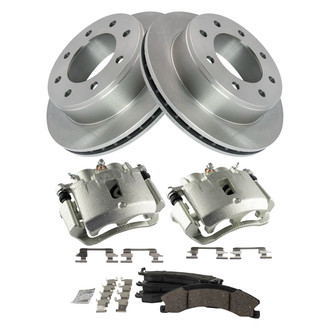 TRQ® - Performance Ceramic Rear Brake Kit with Calipers