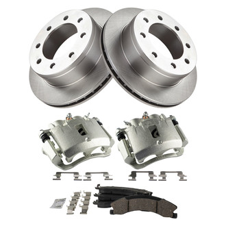 TRQ® - Performance Ceramic Rear Brake Kit with Calipers