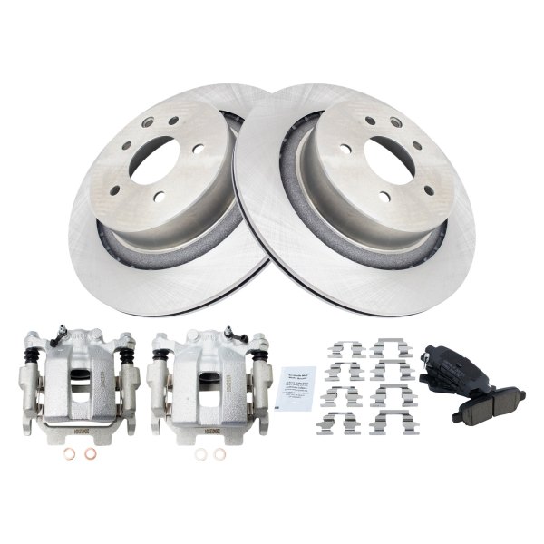 TRQ® - Performance Ceramic Rear Brake Kit with Calipers