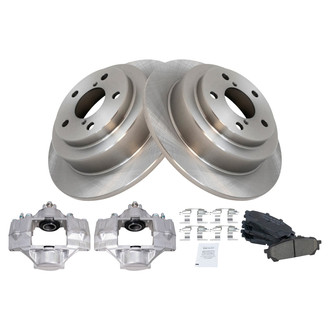 TRQ® - Performance Ceramic Rear Brake Kit with Calipers