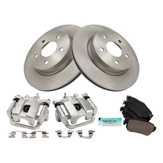TRQ® - Performance Ceramic Rear Brake Kit with Calipers