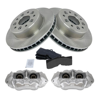 TRQ® - Performance Semi-Metallic Brake Kit with Calipers