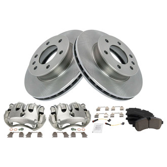 TRQ® - Performance Ceramic Front Brake Kit with Calipers