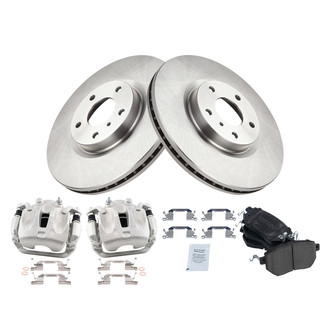 TRQ® - Performance Ceramic Front Brake Kit with Calipers