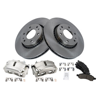 TRQ® - Performance Ceramic Front Brake Kit with Calipers