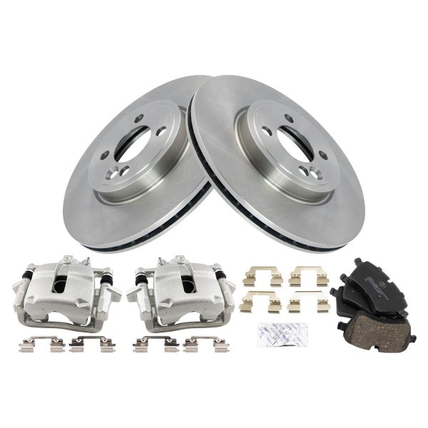 TRQ® - Performance Ceramic Front Brake Kit with Calipers