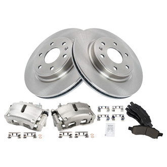 TRQ® - Performance Ceramic Front Brake Kit with Calipers