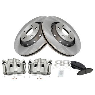TRQ® - Performance Ceramic Front Brake Kit with Calipers