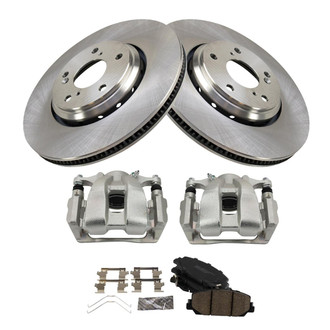 TRQ® - Front Disc Brake Kit with Ceramic Pads and Calipers