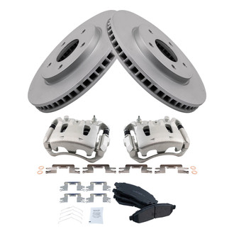 TRQ® - Performance Ceramic Front Brake Kit with Calipers