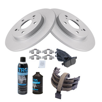 TRQ® - Performance Semi-Metallic Rear Brake Kit