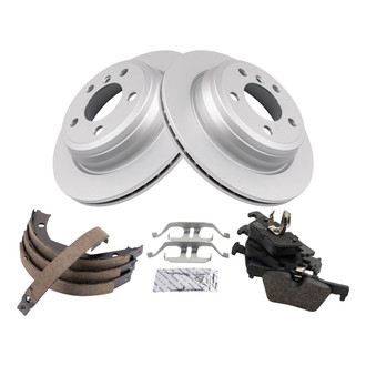 TRQ® - Performance Ceramic Rear Brake Kit