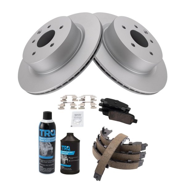 TRQ® - Performance Ceramic Rear Brake Kit