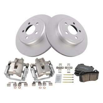 TRQ® - Performance Ceramic Rear Brake Kit with Calipers