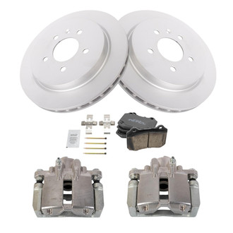 TRQ® - Performance Ceramic Rear Brake Kit with Calipers
