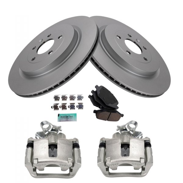 TRQ® - Performance Ceramic Rear Brake Kit with Calipers