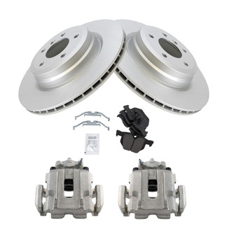TRQ® - Performance Ceramic Rear Brake Kit with Calipers