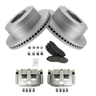 TRQ® - Performance Ceramic Rear Brake Kit with Calipers