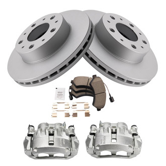 TRQ® - Performance Ceramic Front Brake Kit with Calipers