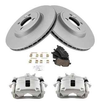 TRQ® - Performance Ceramic Front Brake Kit with Calipers