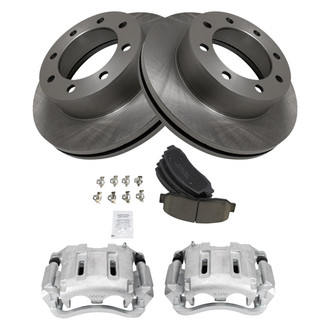 TRQ® - Performance Ceramic Front Brake Kit with Calipers
