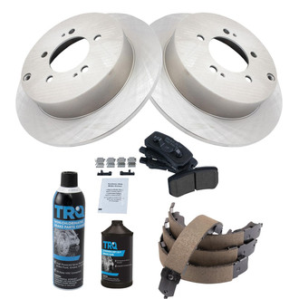 TRQ® - Performance Ceramic Rear Brake Kit