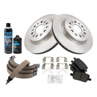 TRQ® - Performance Ceramic Rear Brake Kit