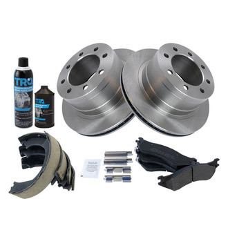 TRQ® - Performance Semi-Metallic Rear Brake Kit