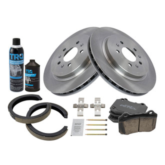 TRQ® - Performance Ceramic Rear Brake Kit
